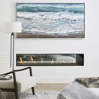CG&S Design-Build - ows a bedroom with a fireplace - Interior Design Near Me - Austin, Texas