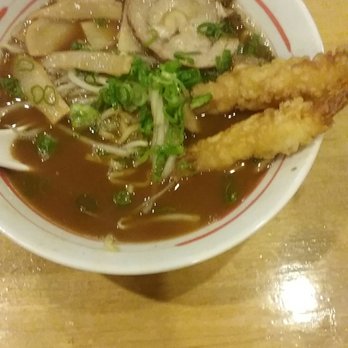Kamisama Ramen - Miso ramen with shrimp tempura - Japanese Near Me - Bakersfield, California Kamisama Ramen - Miso ramen with shrimp tempura - Japanese Near Me - Bakersfield, California