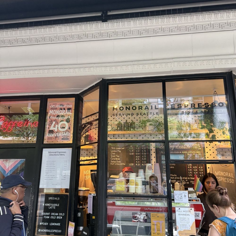 Monorail Espresso - Monorail Espresso front - Coffee & Tea Near Me - Seattle, Washington