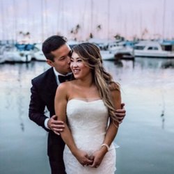 GLO Mobile Spray Tans - This bride was glowing on her big day, she looks stunning!