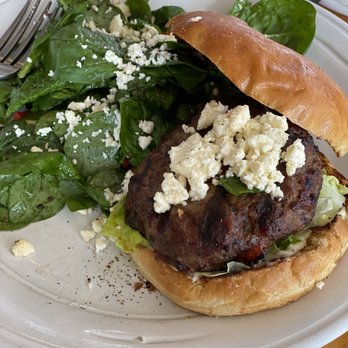 Simon Pearce - Lamb Burger - New American Near Me - Quechee, Vermont Simon Pearce - Lamb Burger - New American Near Me - Quechee, Vermont