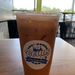 Bonus Cafe - Thai Tea with tapioca aka boba
