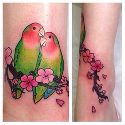 Shotsie's Tattoo - Love birds by Azarja