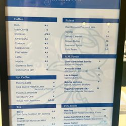 The Neighbor - Coffee menu