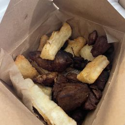 Yuca con Chicharron* Yuca con Chicharron*