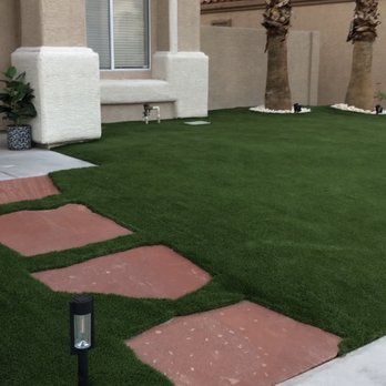 Sun Turf - 2 sides of my front yard - Artificial Turf Near Me
