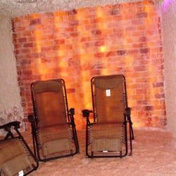 The Rock Space - The Rock Spa salt room inside