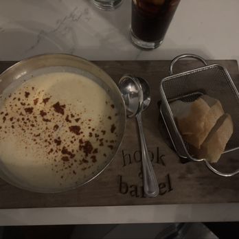Hook & Barrel - She crab soup with smoked paprika and turmeric on a cold night is perfect! - Seafood Near Me - Myrtle Beach, South Carolina