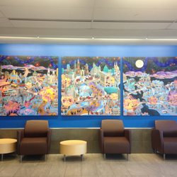 OC Transpo - Mural of Ottawa at the front entrance of the main building