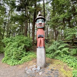 One of 14 totem poles throughout the park. One of 14 totem poles throughout the park.