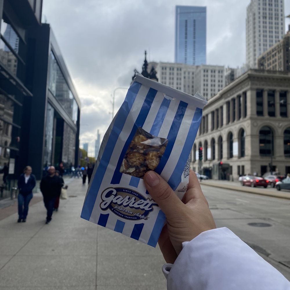 Garrett Popcorn Shops - Popcorn bag in the city - Popcorn Shops Near Me - Chicago, Illinois