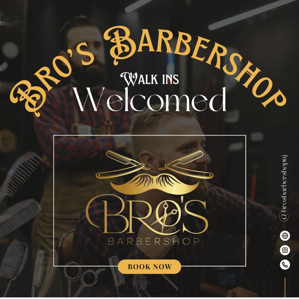 Bro’s Barbershop Logo