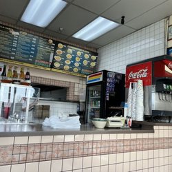 Burrito Express - Menu and interior