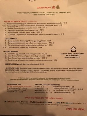 Menu photo 2 Crêperie à l'Ouest Paris, 75