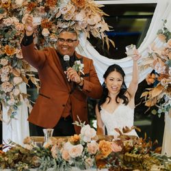 Cloud9 Decorations - Our sweetheart table that matched the theme and vibe of our wedding!