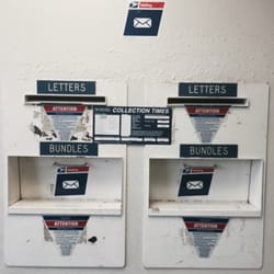 US Post Office - The mystical wall of letter teleportation