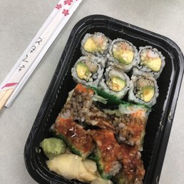 California roll and shrimp tempura California roll and shrimp tempura
