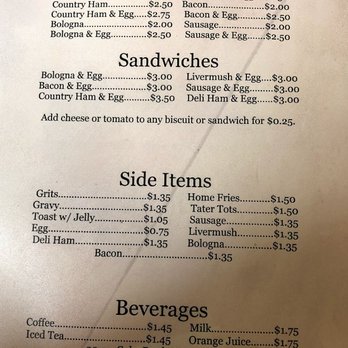 Elliotts Diner - Menu at Elliott's Diner - Breakfast & Brunch Near Me - Nebo, North Carolina