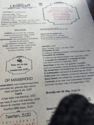 Menu photo 5 Bar Lempicka Amsterdam, NH Menu photo 5 Bar Lempicka Amsterdam, NH