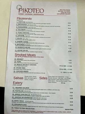Menu photo 5 Pikoteo McLean, VA