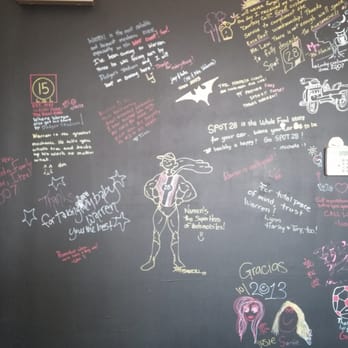 Spot 28 Auto - All his customers get to write on his wall about the service and the shop. Its so cute - Auto Repair Near Me - Arcadia, California