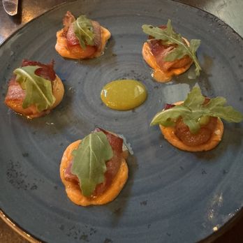 Swift's Attic - Bacon wrapped apricots - New American Near Me - Austin, Texas Swift's Attic - Bacon wrapped apricots - New American Near Me - Austin, Texas