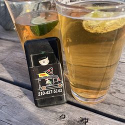 Bob and Timmy's on Wheels - Two beers and a beeper for Bob and Timmy's on Wheels!!!!