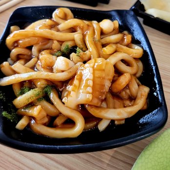 Sushi Aboard - Seafood Yaki Udon - Japanese Near Me - Vancouver, British Columbia