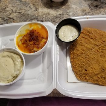 Logan's Roadhouse - Chicken fried steak, loaded mashed potatoes - Steakhouses Near Me - Yukon, Oklahoma Logan's Roadhouse - Chicken fried steak, loaded mashed potatoes - Steakhouses Near Me - Yukon, Oklahoma