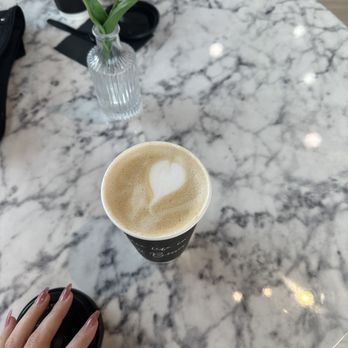 Bloom Cafe - Lavender latte - Coffee & Tea Near Me - Garland, Texas