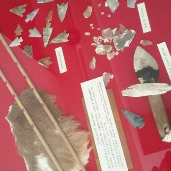 Polk County History Center - Demo of different uses for stone tools and arrowheads as well as antlers (not pictured) - Landmarks & Historical Buildings Near Me - Bartow, Florida Polk County History Center - Demo of different uses for stone tools and arrowheads as well as antlers (not pictured) - Landmarks & Historical Buildings Near Me - Bartow, Florida