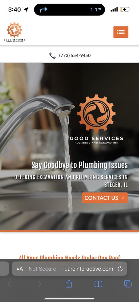 Slide of Good Services Plumbing And Excavation