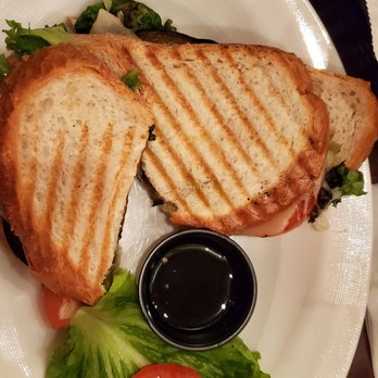 Angelo's Restaurant - Eggplant panini with added balsamic glaze - Italian Near Me - Washington, Pennsylvania Angelo's Restaurant - Eggplant panini with added balsamic glaze - Italian Near Me - Washington, Pennsylvania