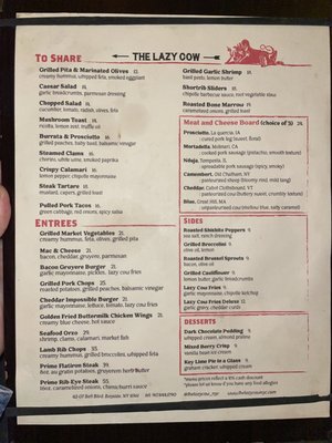 Menu photo 7 The Lazy Cow Bayside, NY Menu photo 7 The Lazy Cow Bayside, NY