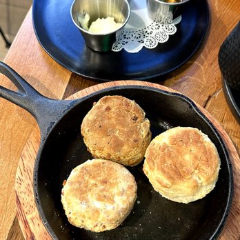 Maldon’s Brasserie - Biscuit Trio - French Near Me - Irvine, California Maldon’s Brasserie - Biscuit Trio - French Near Me - Irvine, California