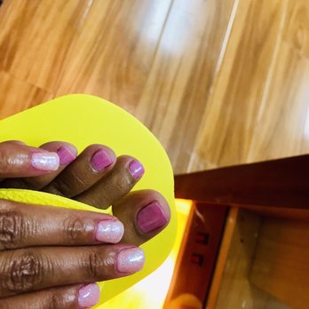 Divine Nails & Spa - Lady said it was the same color. Obviously one is purple pink and the other pastel pink. - Nail Salons Near Me - Lathrop, California