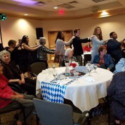 DJ Ron Reiner - Conga line/party train at Wesley Willows 50s Diner theme,  Senior Prom Event.