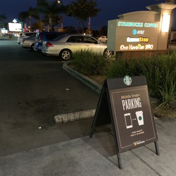 Starbucks - They have a parking spot just for Mobile Order pick up! - Coffee & Tea Near Me - Alhambra, California Starbucks - They have a parking spot just for Mobile Order pick up! - Coffee & Tea Near Me - Alhambra, California