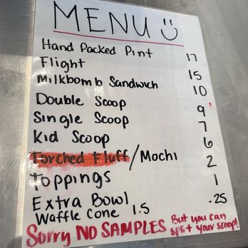 Milkbomb Ice Cream - Menu - Ice Cream & Frozen Yogurt Near Me - Berkeley, California