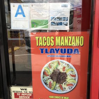 Tacos Manzano - Tlayuda!!! - Latin American Near Me - North Hollywood, California