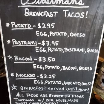 Biderman's Deli - Breakfast taco menu - Delis Near Me - Austin, Texas Biderman's Deli - Breakfast taco menu - Delis Near Me - Austin, Texas