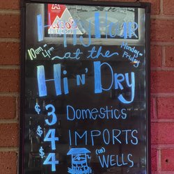 Hi & Dry Cocktails - Happy hour specials!