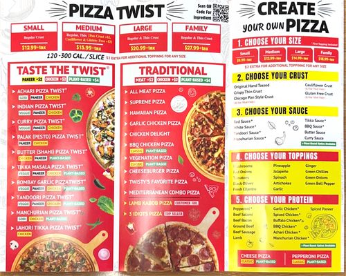 Menu photo 7 Pizza Twist Las Vegas, NV