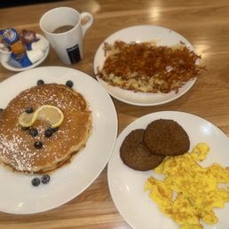Lemon Ricotta pancakes & hashbrowns 11.9.25 Lemon Ricotta pancakes & hashbrowns 11.9.25
