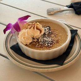 A brownie crème brûlée. Perfect