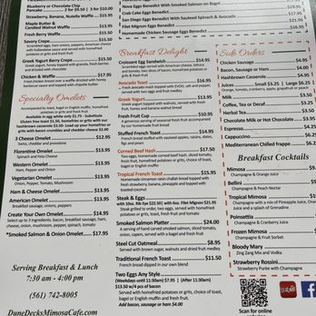 Dune Deck's Mimosa Cafe - Breakfast & Brunch Near Me - Boynton Beach, Florida Dune Deck's Mimosa Cafe - Breakfast & Brunch Near Me - Boynton Beach, Florida