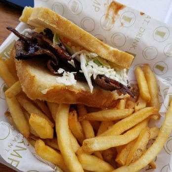 The Camp - Shaved brisket sandwich - Burgers Near Me - Natchez, Mississippi
