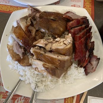 First Chinese Barbecue - Duck, chicken and bbq pork over rice. - Barbeque Near Me - Austin, Texas First Chinese Barbecue - Duck, chicken and bbq pork over rice. - Barbeque Near Me - Austin, Texas