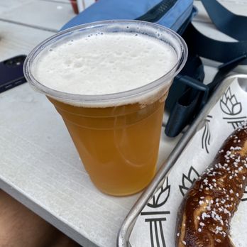 Torch & Crown Brewing - a beer and a pretzel - Beer Gardens Near Me - New York, New York Torch & Crown Brewing - a beer and a pretzel - Beer Gardens Near Me - New York, New York