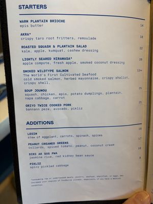 Menu photo 1 kann Portland, OR